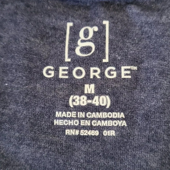 Men's T-Shirt by George (Size M 38/40) - Picture 4 of 5